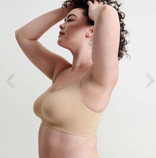 The Bobbie Scoop Bra - Sand