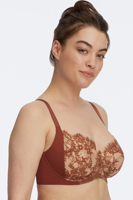 Entice Lace Side Support Full Coverage Bra