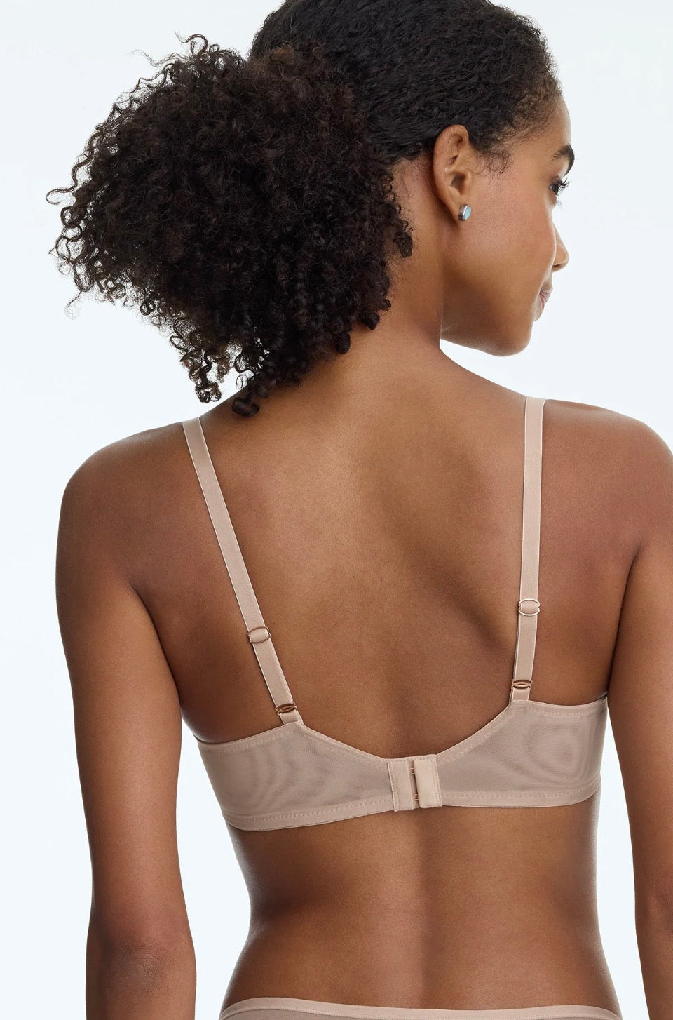 Spellbound Sheer Side Support Underwire Bra - Nylon