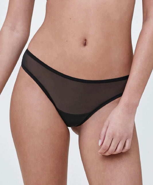 Spellbound Mesh Thong - Black