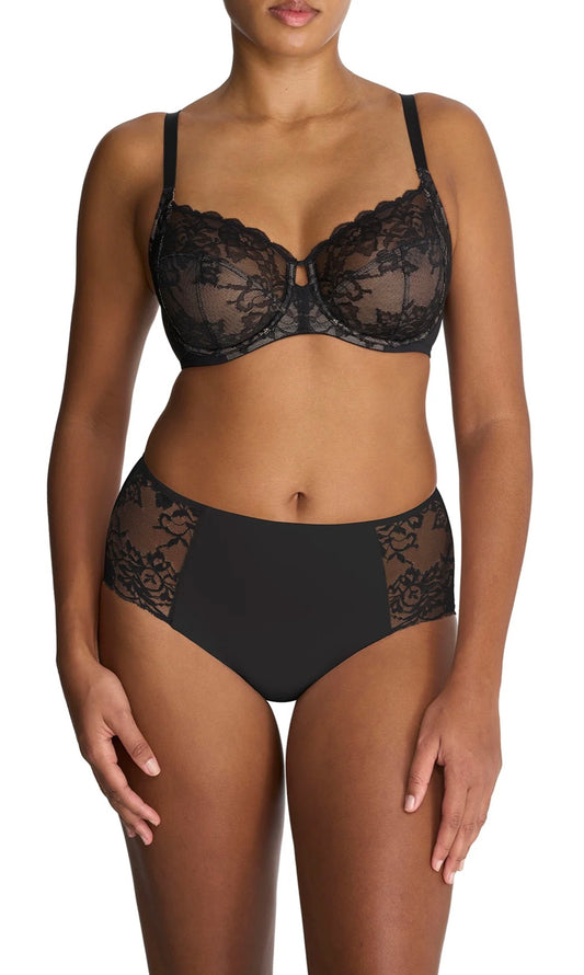 Statement Full Figure Bra - Black