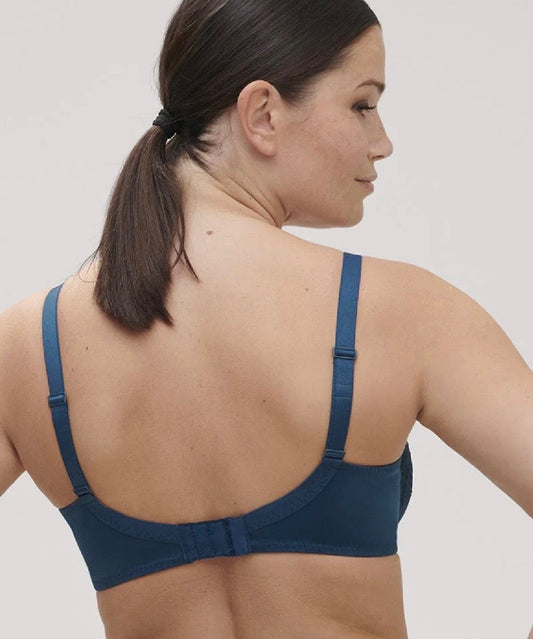 Delice Full Coverage Plunge Bra - Prestige Blue