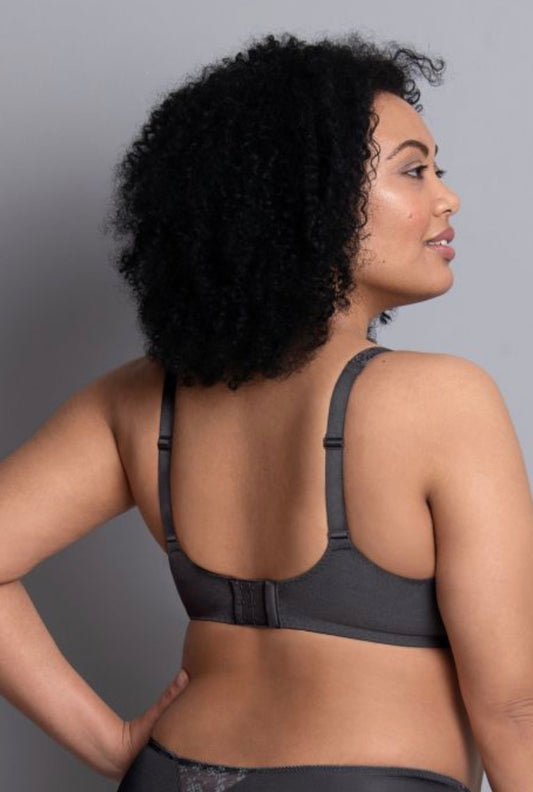 Fleur - Underwire Bra - Anthracite