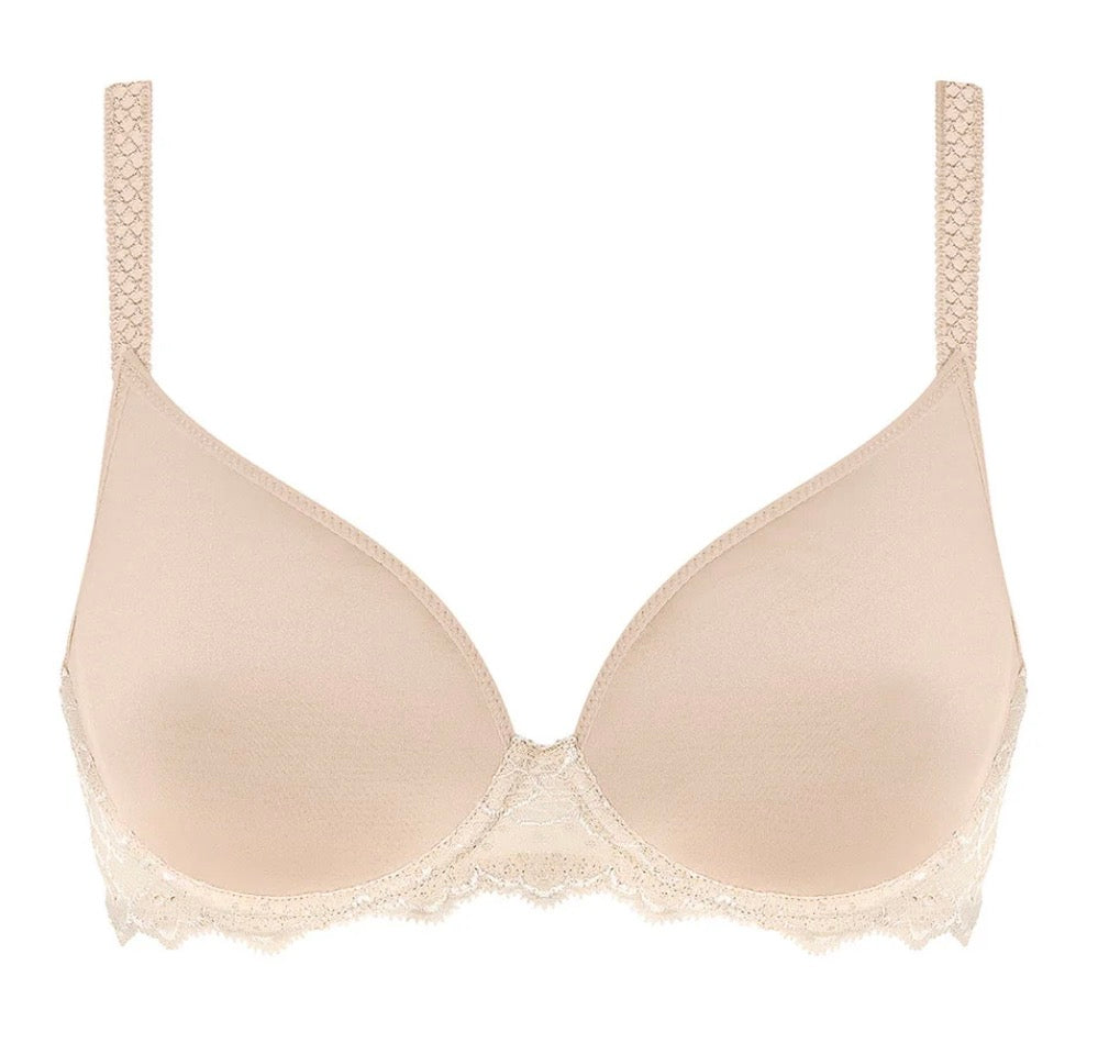 Caresse 3D Plunge Spacer Bra - Peau Rose