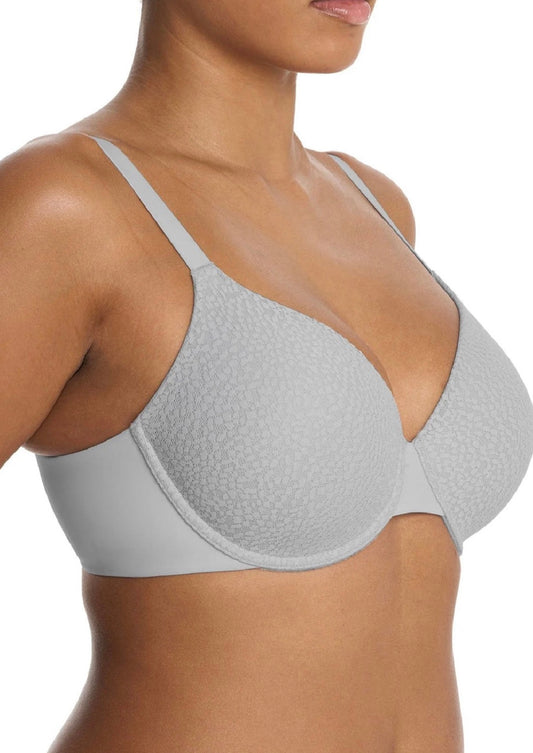 Comfort Evolution Full Fit Memory Foam Convertible Bra - Gray/Dawn