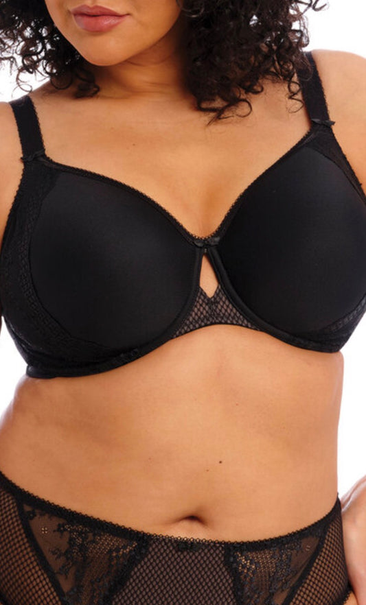 Charley Underwire Moulded Spacer Bra - Black