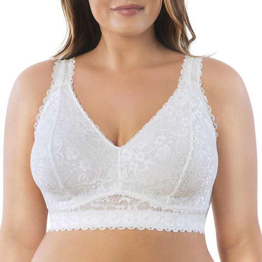 PARFAIT Adriana Curvy and Full Bust Supportive Wire-free Lace Bralette