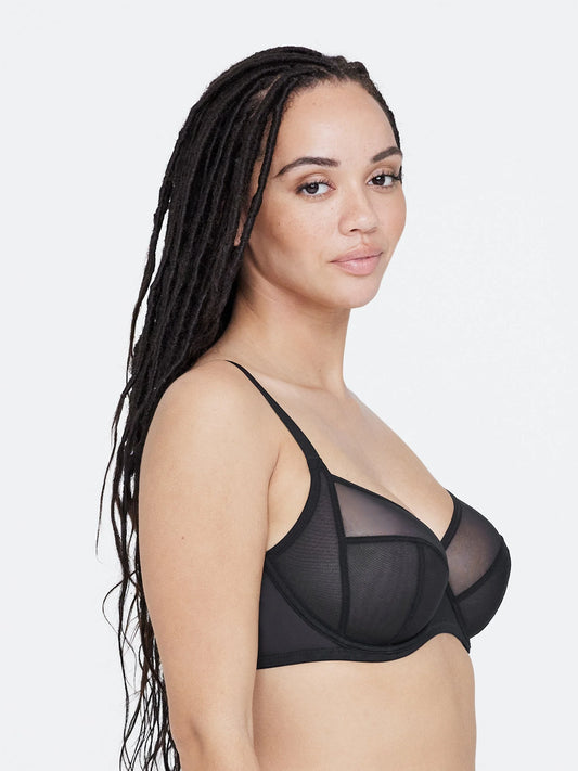 Spellbound Sheer Side Support Underwire Bra