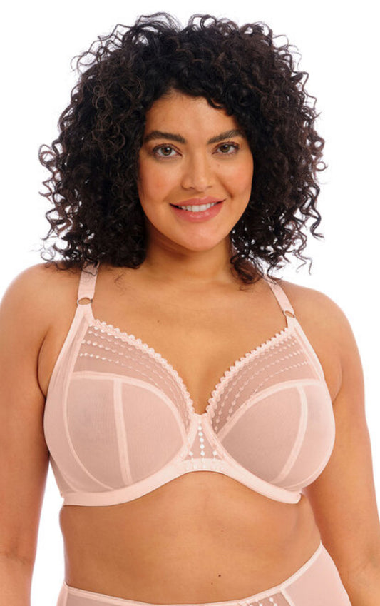 Matilda Underwire Plunge Bra - Pearl Blush