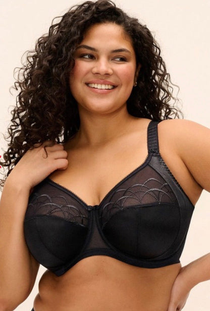 Cate Full Cup Banded Bra - Black