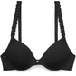 Pure Luxe Custom Coverage Contour Underwire Bra - Black