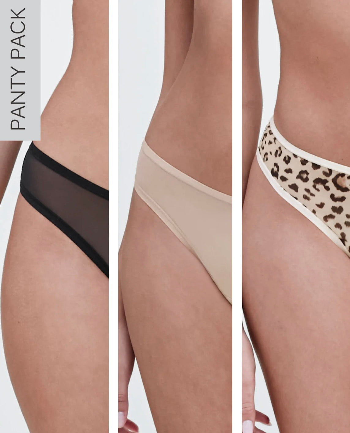 Spellbound Mesh Thong 3-Pack