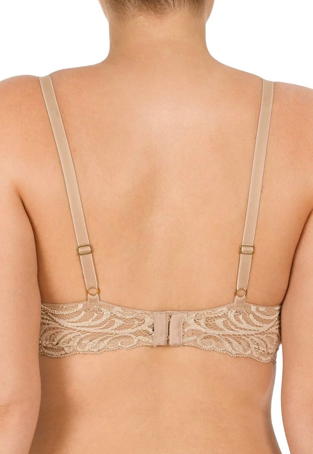 Feathers Plunge T-Shirt Bra - Café