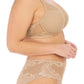 Feathers Full Figure Contour Underwire Bra - Cafe