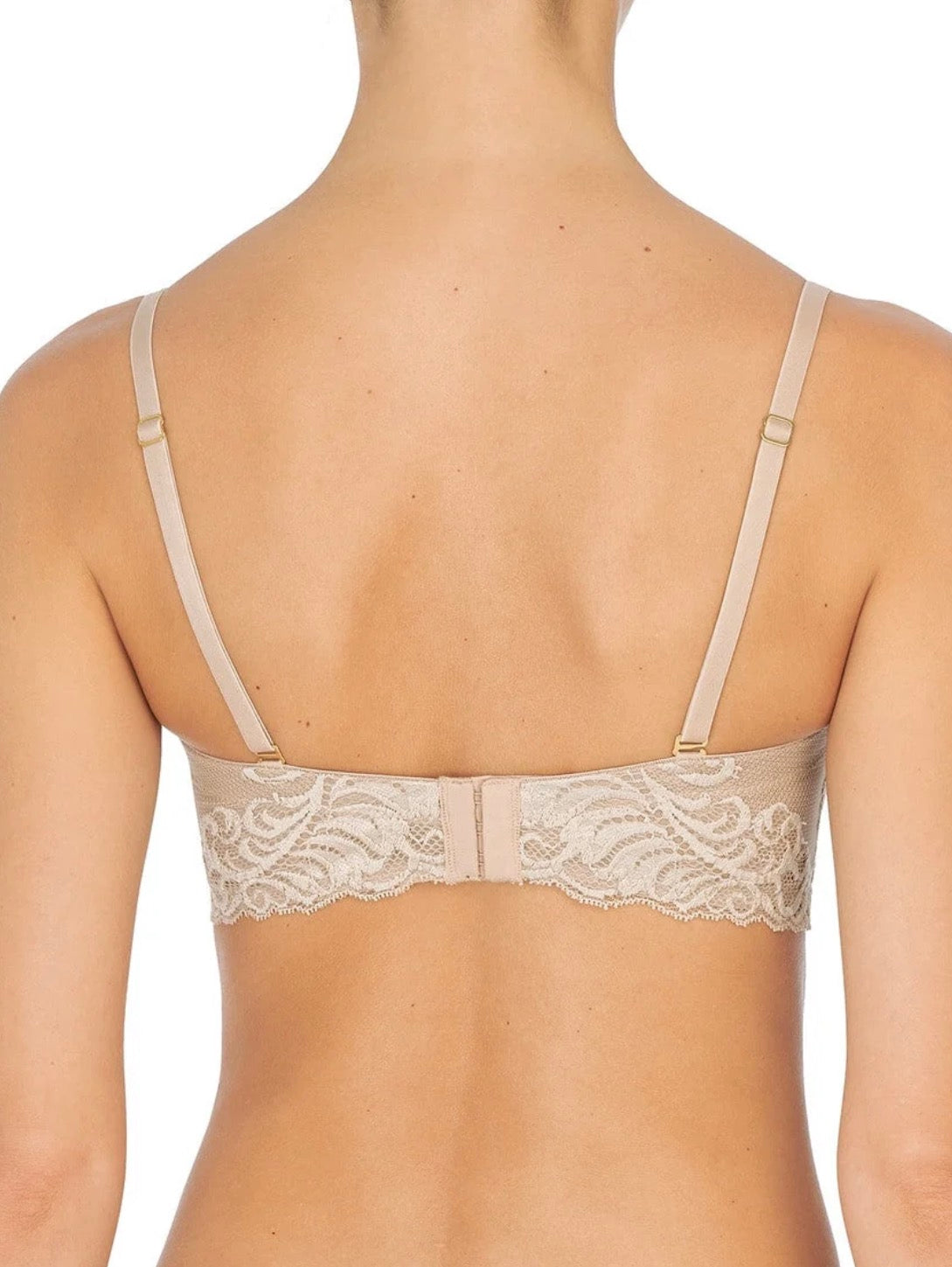 Feathers Strapless Bra - Cafe