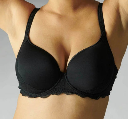 Reve 3D Plunge Spacer Bra - Black