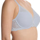 Feathers Full Figure Contour Underwire Bra - Frosted Sky