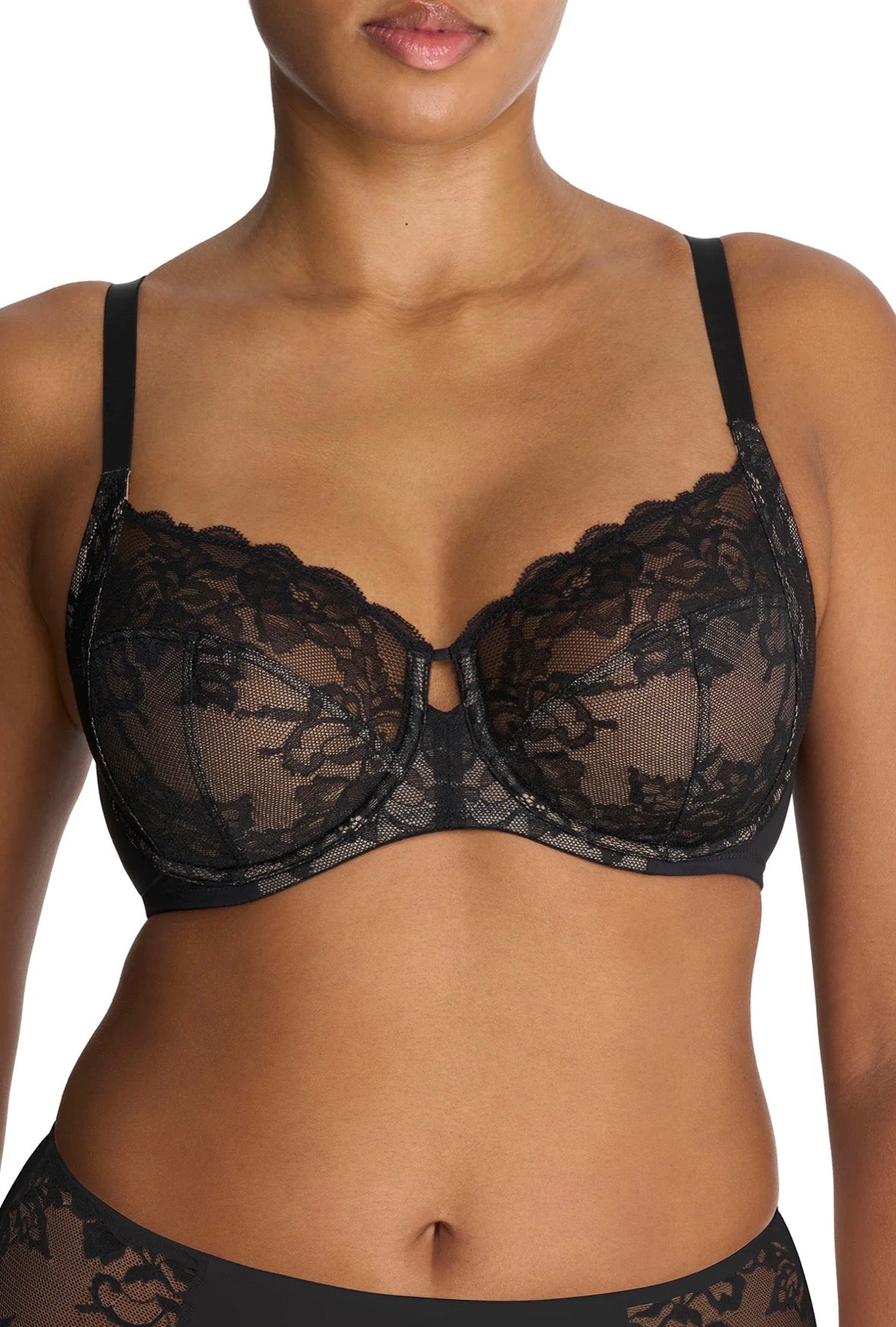 Statement Full Figure Bra - Black
