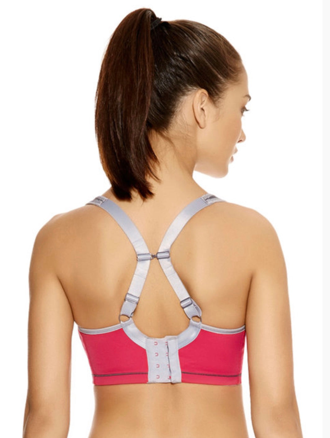 Sonic Underwire Moulded Sports Bra - Hot Crimson