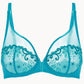 Delice Full Coverage Plunge Bra - Atoll Blue