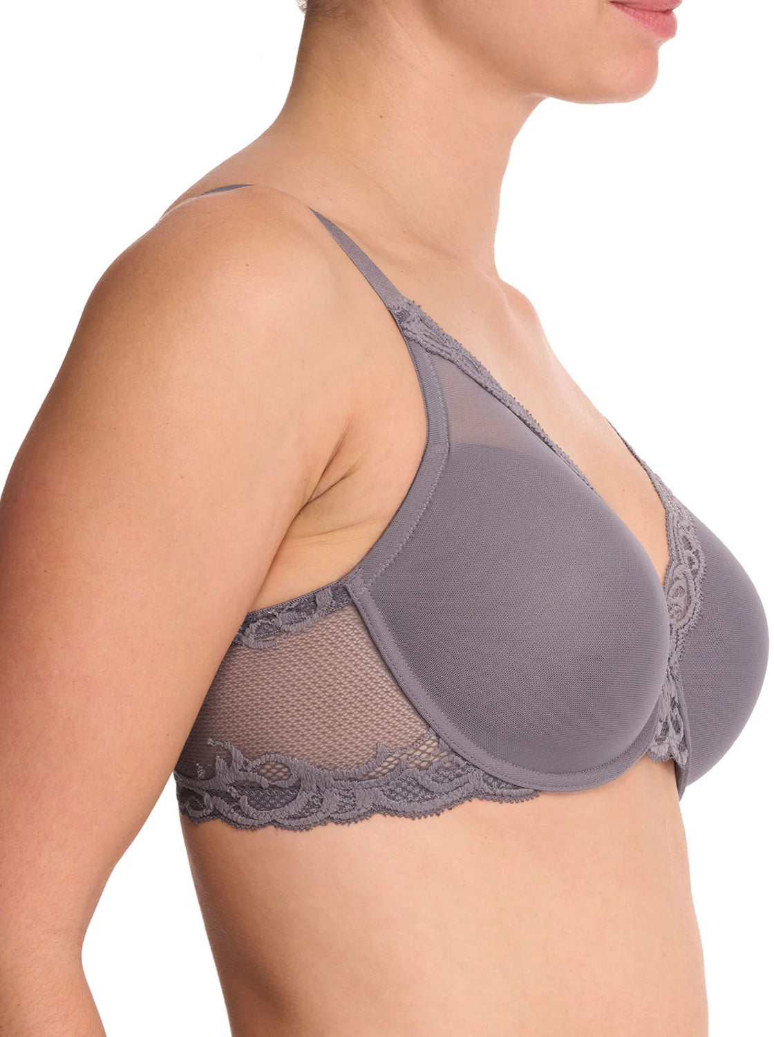 Feathers Full Figure Contour Underwire Bra