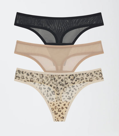 Spellbound Mesh Thong 3-Pack