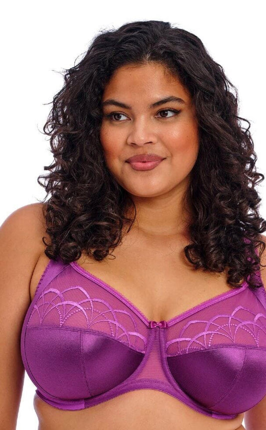 Cate Full Cup Banded Bra - Dahlia
