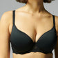 Caresse 3D Plunge Spacer Bra - Black