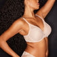Feathers Full Figure Contour Underwire Bra - Cafe