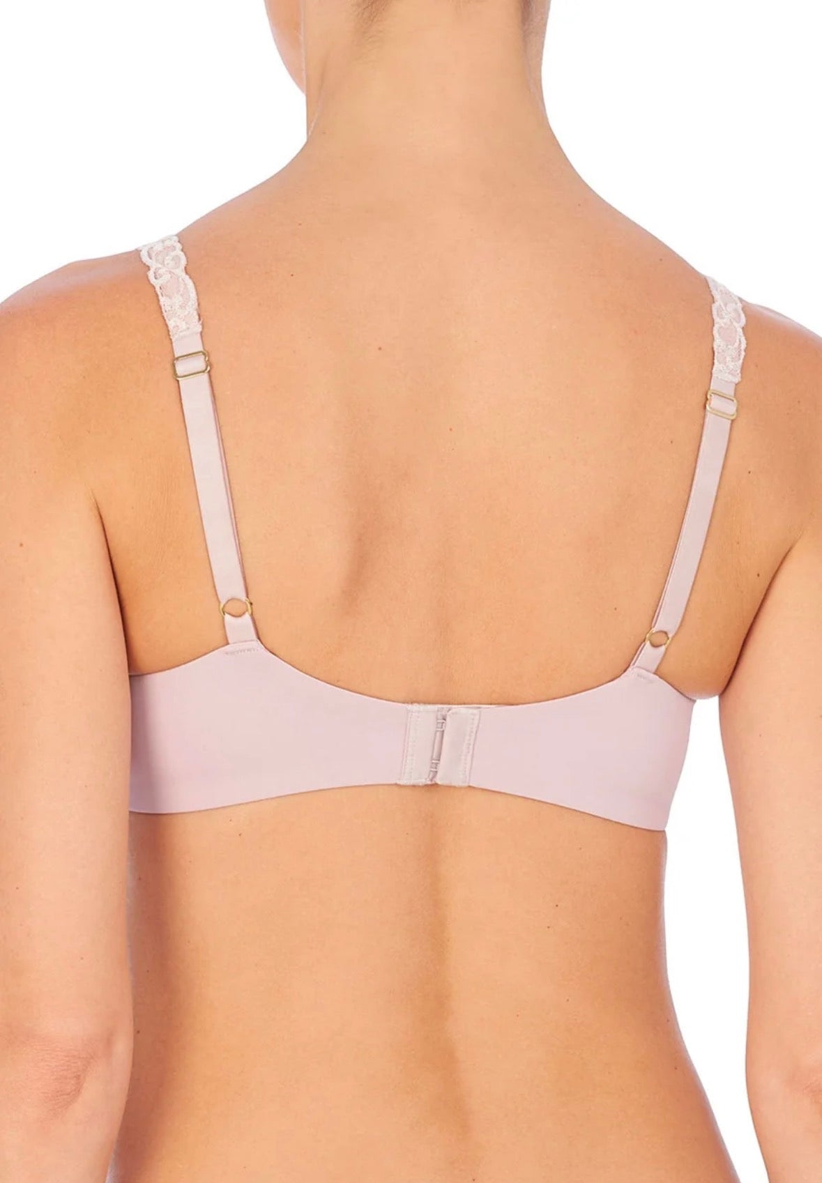 Pure Luxe Custom Coverage Contour Underwire Bra - Rose Beige Pink Pearl