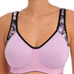 Sonic Underwire Moulded Sports Bra - Haze Purple Pink
