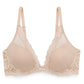 Feathers Plunge T-Shirt Bra - Café