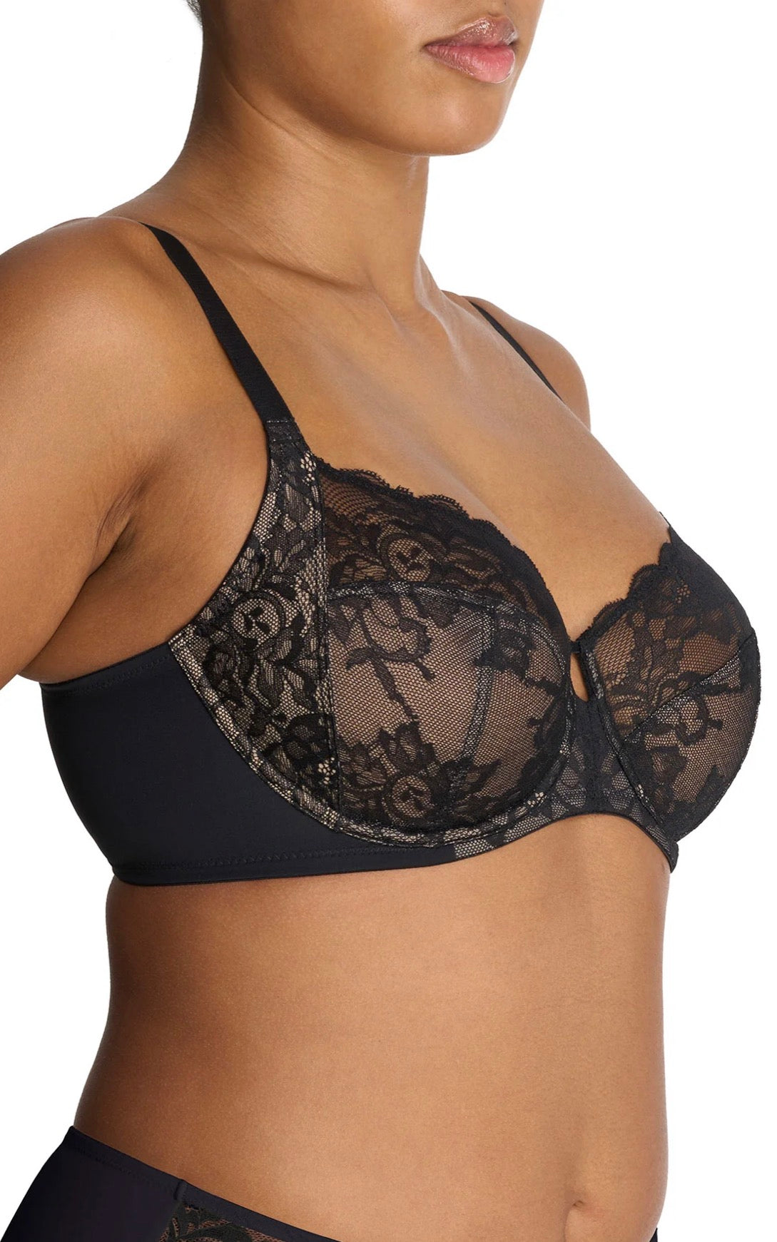 Statement Full Figure Bra - Black