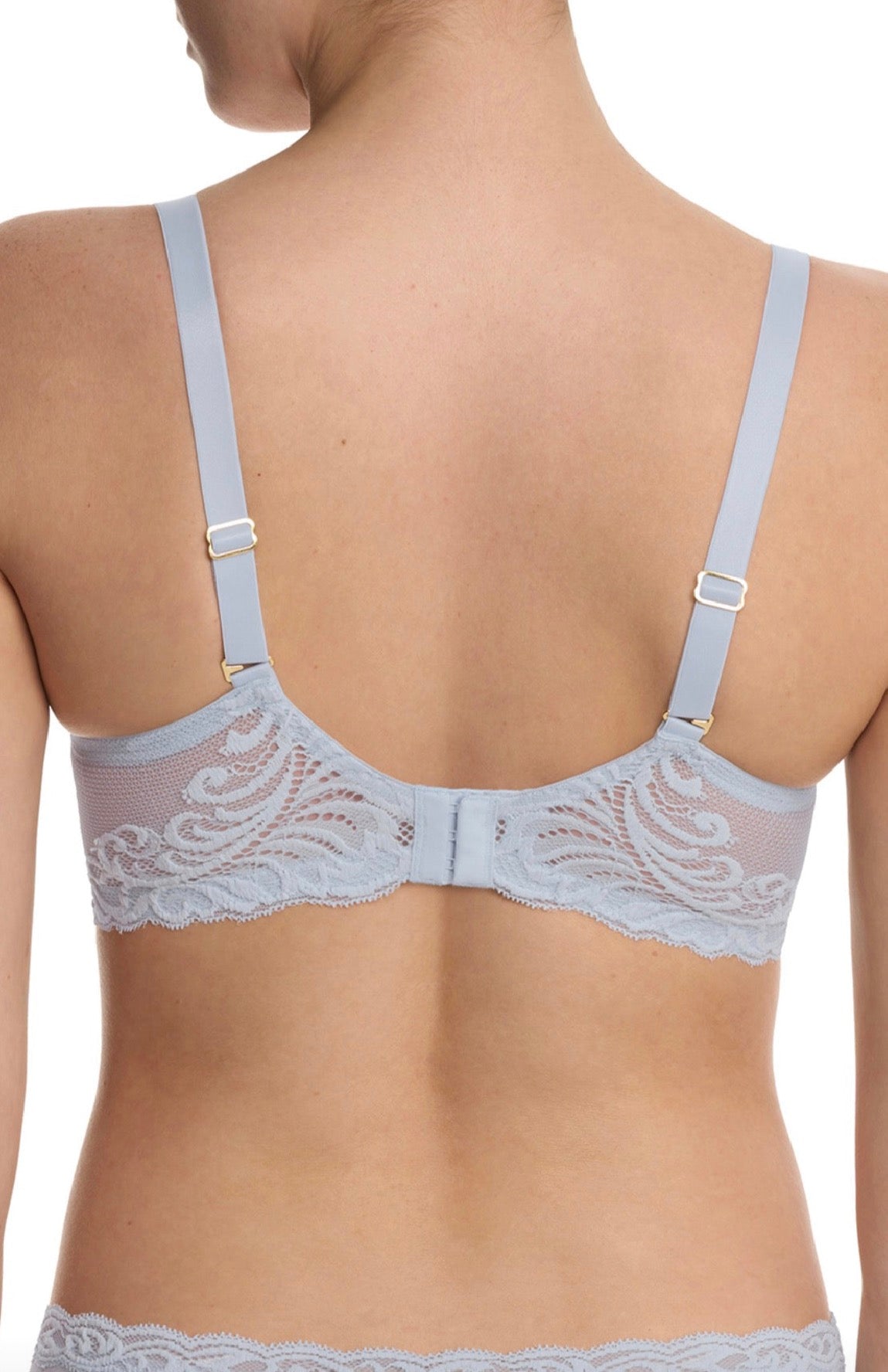 Feathers Full Figure Contour Underwire Bra - Frosted Sky