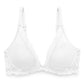 Feathers Plunge T-Shirt Bra - White