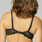 Caresse 3D Plunge Spacer Bra - Black