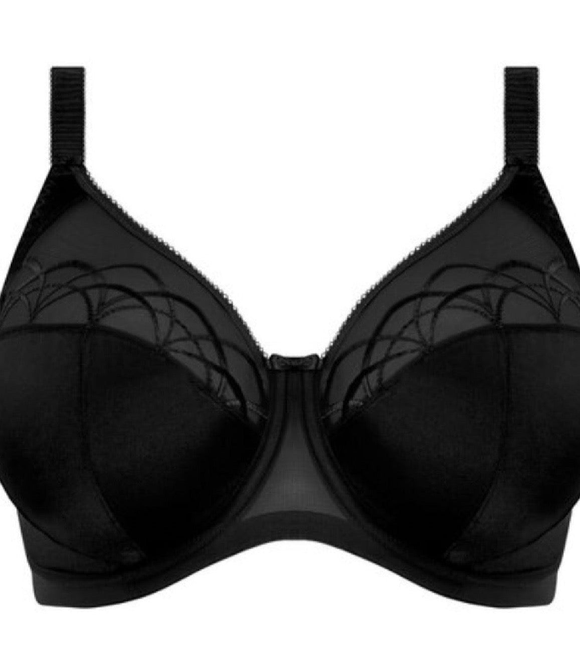 Cate Full Cup Banded Bra - Black