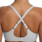 Comfort Evolution Full Fit Memory Foam Convertible Bra - Gray/Dawn