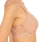 Lush Front Close Contour Underwire Bra - Rose/White