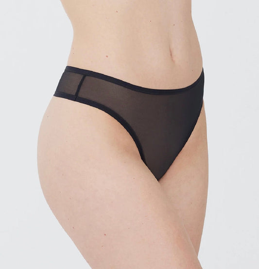 Spellbound Mesh Thong - Black