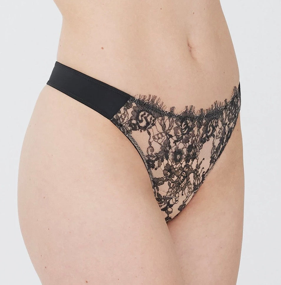 Entice Front Lace Thong