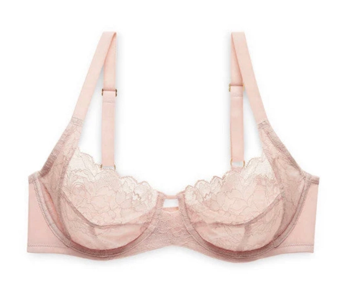 Statement Full Figure Bra - Cameo Rose/Cashmere