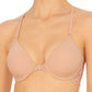 Lush Front Close Contour Underwire Bra - Rose/White