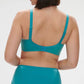 Delice Full Coverage Plunge Bra - Atoll Blue