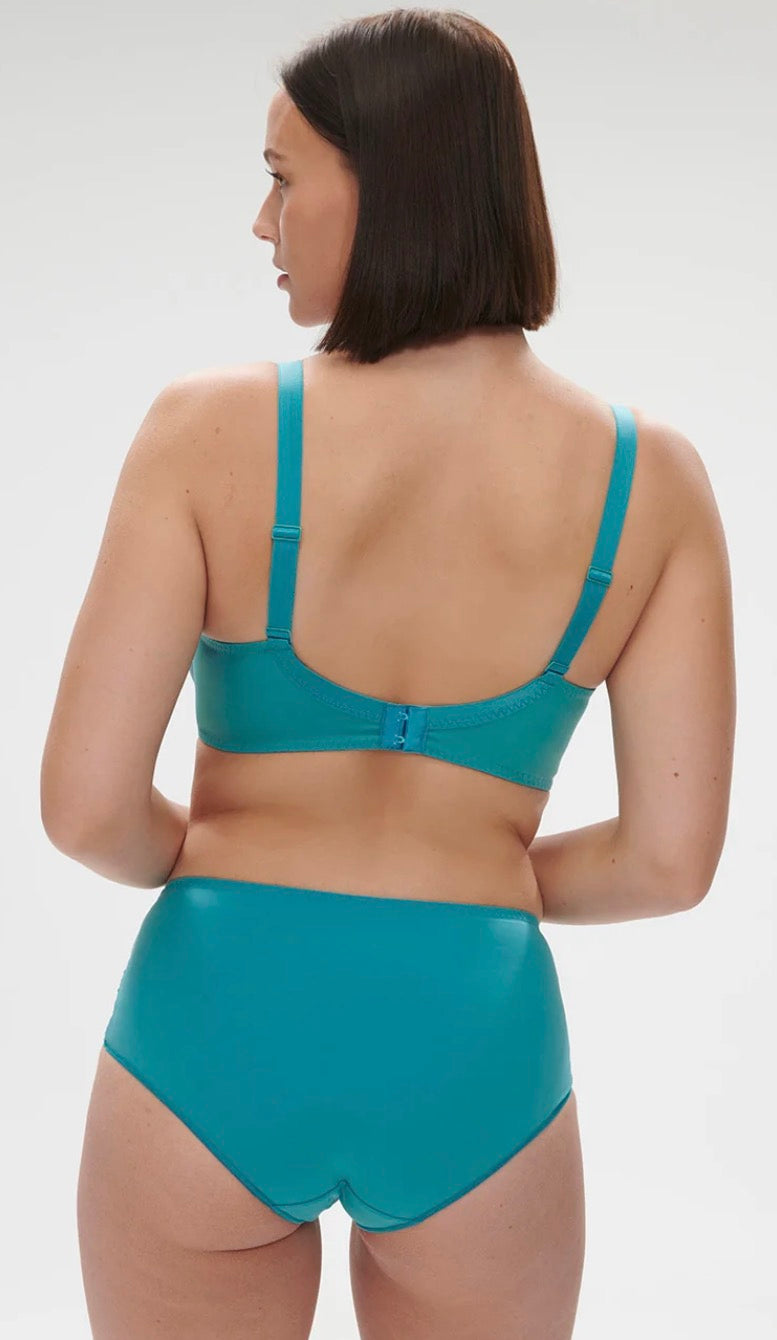 Delice Full Coverage Plunge Bra - Atoll Blue
