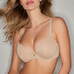 Pure Luxe Custom Coverage Contour Underwire Bra - Cafe