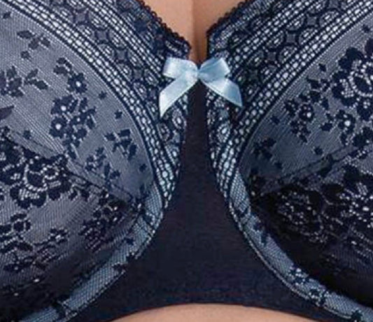 Fleur - Underwire Bra - Maritime Blue