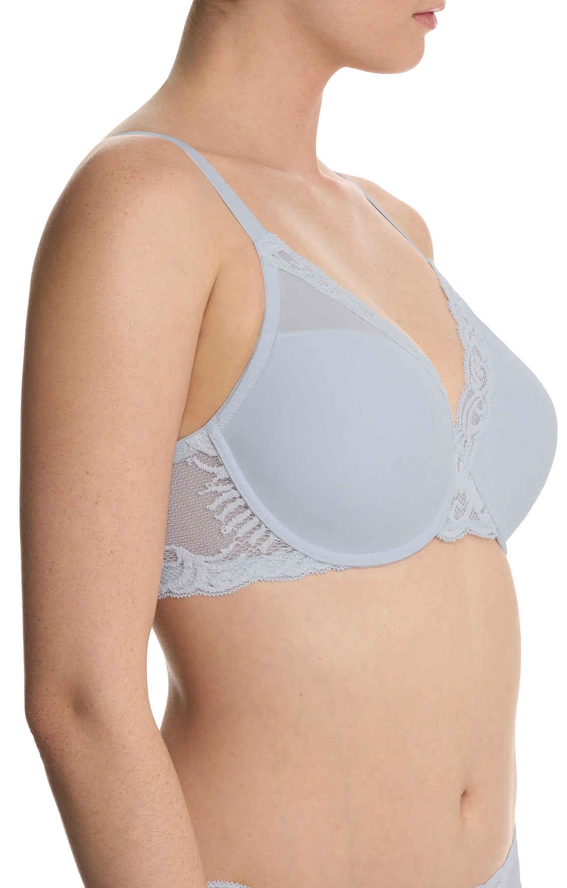 Feathers Full Figure Contour Underwire Bra