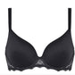 Caresse 3D Plunge Spacer Bra - Black