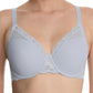 Feathers Full Figure Contour Underwire Bra - Frosted Sky